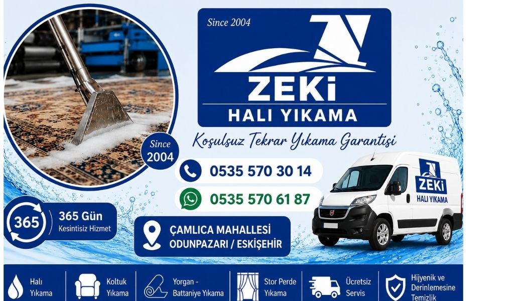 Odunpazarı Çamlıca Mahallesi Halı Yıkama Hizmetleri